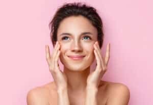 Woman smiling with smooth, glowing skin after Botox treatment